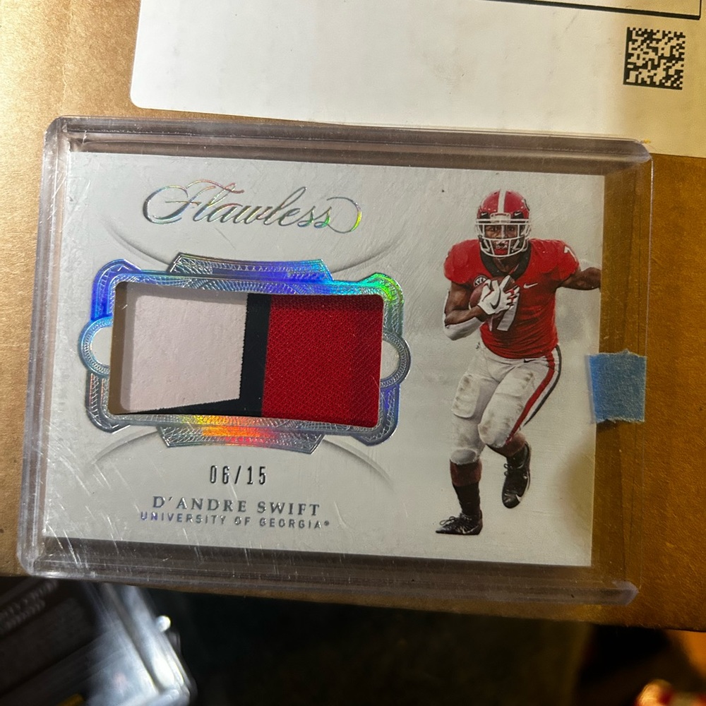 Patch Flawless, Silver D’andre Swift 06/15 Three … - image 2
